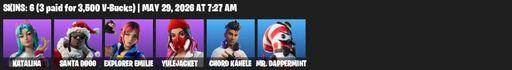 [PC/PSN/XBOX] | 6 skins | Katalina | Santa Dogg | Explorer Emilie | Yulejacket | Chord Kahele | Mr. Dappermint | Frosted Frets | Dogg Treat | Full Access