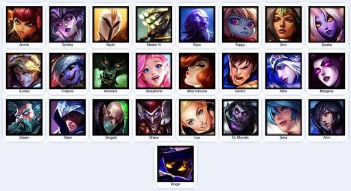 NA | Unranked | Handmade | Level 25 | 6 Skins | 25 Champions | Full Access