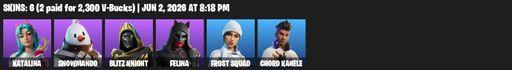 [PC/PSN/XBOX] | 6 skins | Katalina | Snowmando | Blitz Knight | Felina | Frost Squad | Chord Kahele | Zadie's Blade | Brilliant Cutters | Full Access