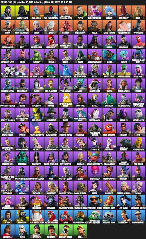 [PC/PSN] | 156 skins | Renegade Raider | Xander | Darth Vader | The Origin | The Foundation | Paradigm (Reality-659) | Twyn | The Cube Queen | Nezumi | Full Access