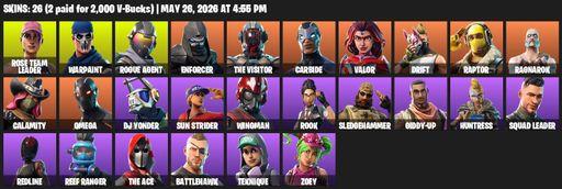 [PC/PSN] | 26 skins | OG STW | Omega | Rose Team Leader | Warpaint | Rogue Agent | Enforcer | The Visitor | Carbide | Valor | Drift | Raptor | Full Access