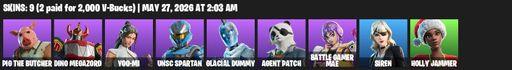 [PC/PSN] | 9 skins | Pig the Butcher | Dino Megazord | Yoo-mi | UNSC Spartan | Glacial Dummy | Agent Patch | Battle Gamer Mae | Siren | Holly Jammer | Full Access