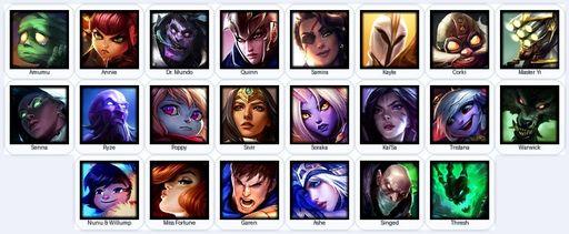 EUW | Unranked | Handmade | Level 21 | 22 Champions | 6469 BE | Full Access