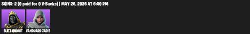 [PC/PSN/XBOX] | 2 skins | 500 V-bucks | Blitz Knight | Vanguard Zadie | Outlaw's Whipknives | Storm's Maw | S-Foil Scrapaxe | Paint Pummelers | Full Access