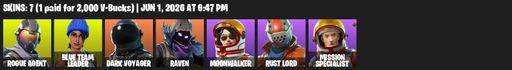 [PC/PSN/XBOX] | 7 skins | Take The L | Rogue Agent | Blue Team Leader | Dark Voyager | Raven | Moonwalker | Rust Lord | Mission Specialist | Full Access