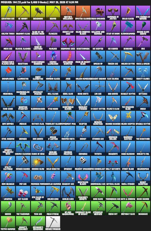 [PC/XBOX] | 157 skins | Leviathan Axe | OG STW | Travis Scott | Blizzard Bomber | Fixer | Rose Team Leader | Warpaint | Breakpoint | Cloud Striker | Full Access
