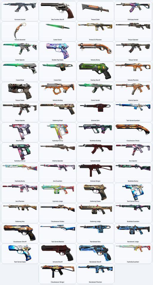 AP | 60 Skins + 22 Agents + 580 RP | Kuronami Vandal / Neo Frontier Sheriff / Torque Coiler / Glitchpop Vandal | Full Access