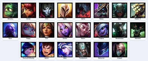 LA | Unranked | Handmade | Level 19 | 2 Skins | 22 Champions | 915 RP | Full Access