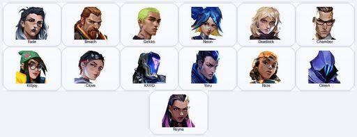 AP | 2 Skins + 13 Agents + 125 RP | Valiant Hero Vandal / Solarex Sheriff | Full Access