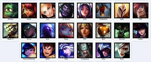 NA | Unranked | Handmade | Level 18 | 1 Skins | 22 Champions | Full Access