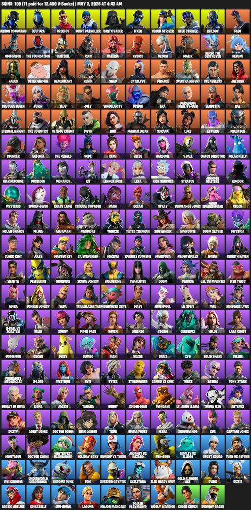 [PC/PSN/XBOX] | 199 skins | Lara Croft | Carbon Commando | Sultura | Prodigy | Point Patroller | Darth Vader | Fixer | Cloud Striker | Blue Striker | Full Access