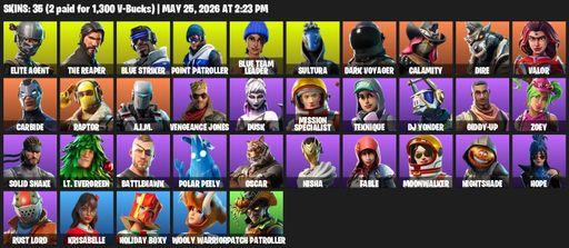 [PC/XBOX] | 35 skins | Take The L | The Reaper | Elite Agent | Mako | Blue Striker | Point Patroller | Blue Team Leader | Sultura | Dark Voyager | Full Access