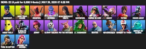 [PC/PSN] | 22 skins | Merry Mint Axe | OG STW | Warpaint | Rose Team Leader | Deadpool | Kymera | Gear Specialist Maya | Ravenpool | Cameo vs Chic | Full Access