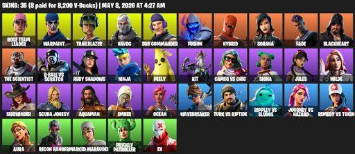 [PC/XBOX] | 35 skins | OG STW | Rose Team Leader | Warpaint | Trailblazer | Havoc | Sub Commander | Fusion | Hybrid | Sorana | Fade | Blackheart | Full Access