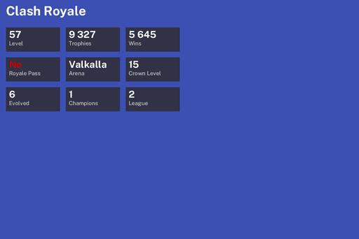[KT15] | Level 57 | 9327 Trophies | Valkalla | 5645 Wins | 6 Evol. | 1 Champ. | BS Lv.87 | CoC TH13 | Full Access