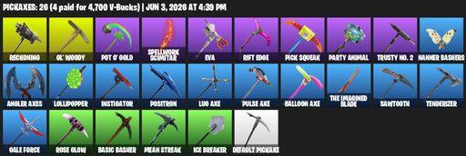 [PC/XBOX] | 44 skins | 2000 V-bucks | Take The L | OG STW | The Reaper | Elite Agent | Blue Squire | Mako | Trailblazer | Sub Commander | Full Access