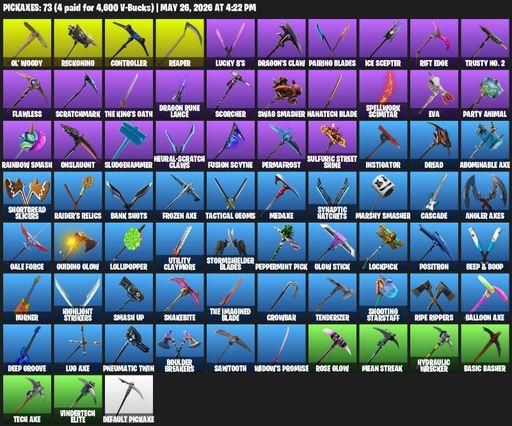 [PC/XBOX] | 113 skins | Take The L | OG STW | The Reaper | Elite Agent | Omega | Trilogy | Warpaint | Rose Team Leader | Blue Striker | Full Access