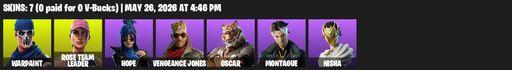 [PC/PSN/XBOX] | 7 skins | 800 V-bucks | OG STW | Warpaint | Rose Team Leader | Hope | Vengeance Jones | Oscar | Montague | Nisha | Ol' Woody | Full Access